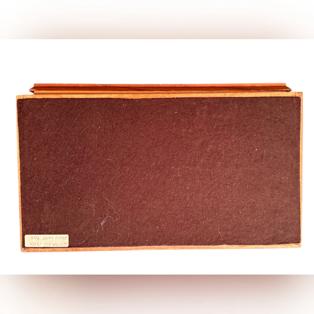 Vintage Men's Wooden Valet Tray 11 5/8
